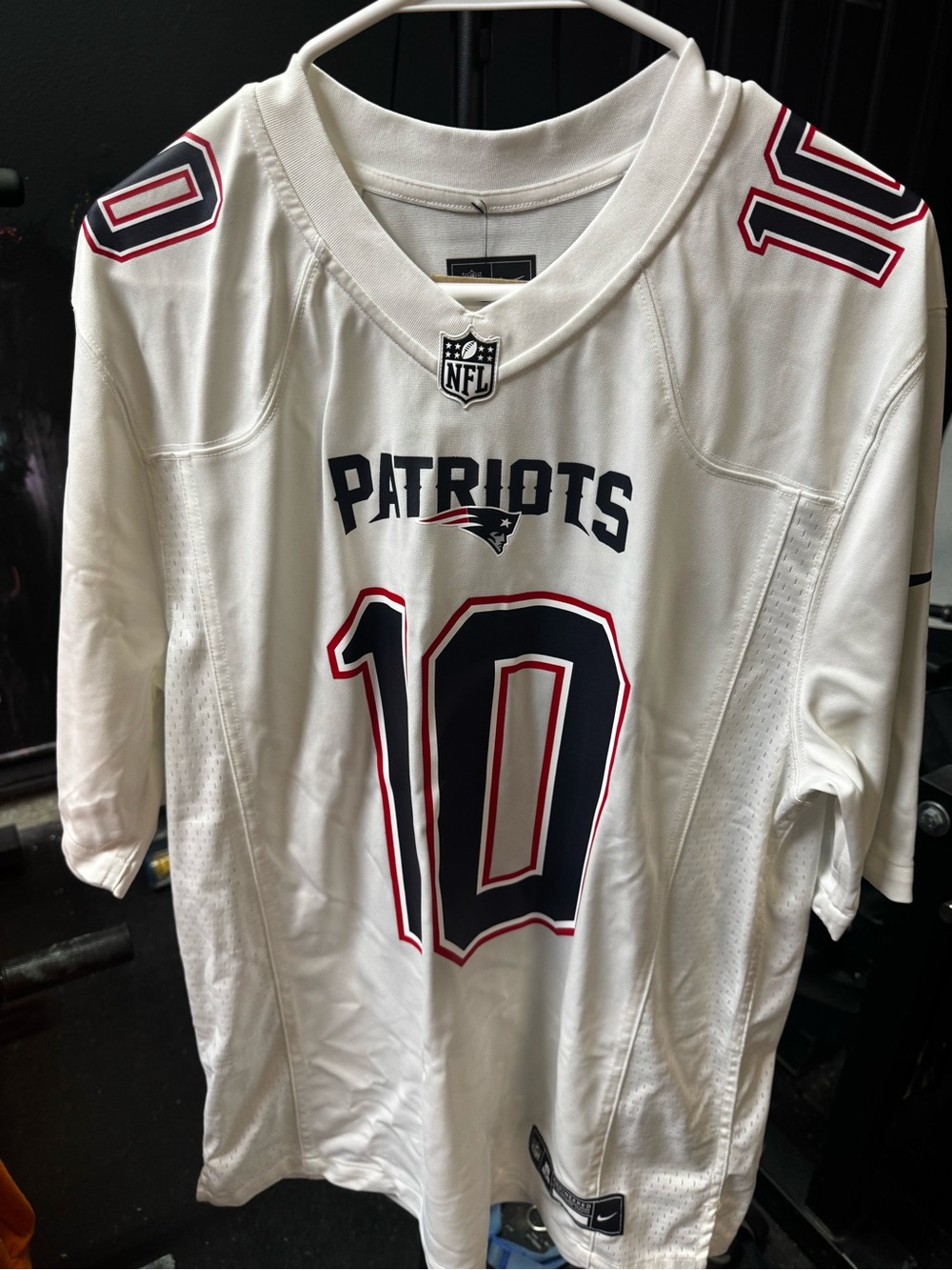 Nike New England Patriots White Navy Red #10 Jersey